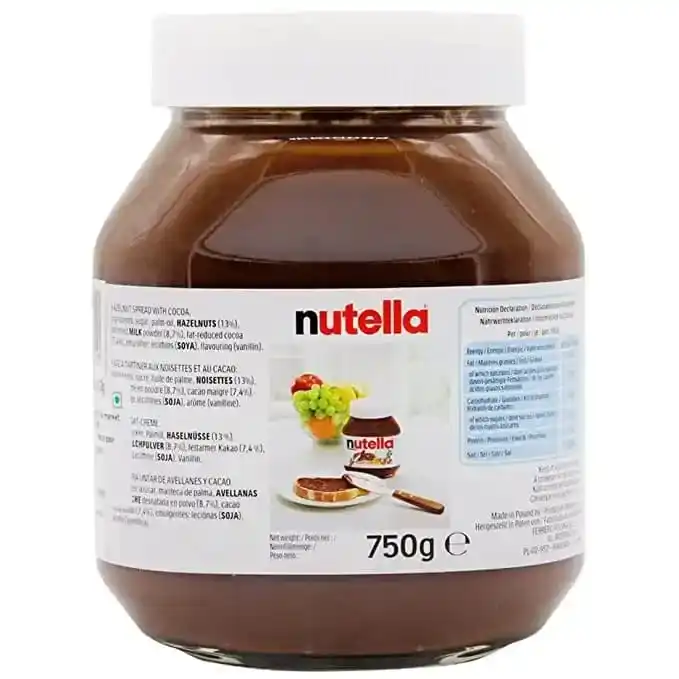 Ferrero Nutella Small Mini Design Glass Set of 8 25g Spread