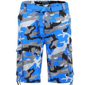 Shorts cargo légers et respirants à séchage rapide, multi-poches, taille mi-haute, en toile 100% coton, imprimé de qualité, décontractés, pour l'été - Product Image 2