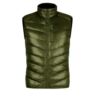 <b>Men's</b> Outdoor <b>Padded</b> Quilted Shiny Naylon Puffer Vest Stand Collar <b>Lightweight</b> Down Sleeveless <b>Jacket</b> <b>Padded</b> Tennis Vest - Product Image 5