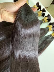 สีผมแบบกำหนดเอง ผมแท้เวียดนาม 100% แบบตรง Afro Remy ต่อผมแบบลูกไม้ ลอนธรรมชาติ ลอนซุปเปอร์เวฟ แบบมัดเป็นช่อ ลอนลึกแบบหลวมๆ - Product Image 5