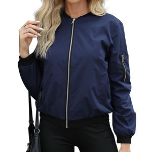 Chaqueta Bomber para Mujer de Último Diseño en Cantidad al por Mayor, Diseño y Logotipos Personalizados, Ropa de Exterior, Chaquetas Bomber para Mujer - Product Image 1