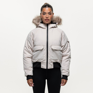 Wholesale Custom High Quality Women Casual Winter <b>Puffer</b> <b>Jacket</b> Custom Thick <b>Light</b> Weight with Logo Easywear Warm Streetwear - Product Image 1