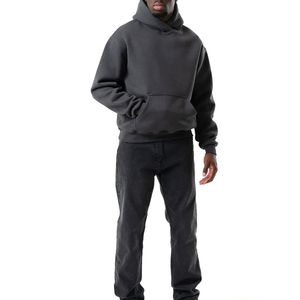 Sudadera con Capucha de Forro Polar Extra Grande para Hombre, de Invierno, de Alta Calidad, Mezcla de Algodón, Cálida, con Logotipo Personalizado, Impresión y Bordado, al por Mayor - Product Image 5