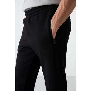 Pantalon de survêtement pour homme Carlo, noir, en molleton 100% polyester, style 84942 - Product Image 6