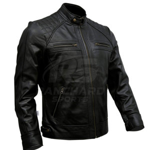 Chaqueta de Motociclista de Cuero Estilo Callejero para Hombre, Armadura de Motociclista, Chaqueta de Cuero de Motociclista para Mujer - Product Image 2