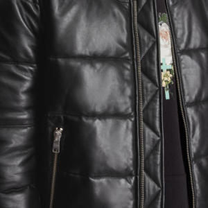 Blousons matelassés pour hommes de qualité supérieure, hiver 2024, personnalisables, manches longues, col montant, motif lettres, écologiques et respirants - Product Image 5