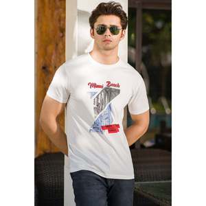 NAHAL Fitted Summer T-Shirt 100% Cotton Crew Neck Breathable Anti-Wrinkle Custom Label Solid Logo Sizes 220g 280g Jersey Fabric - Product Image 3