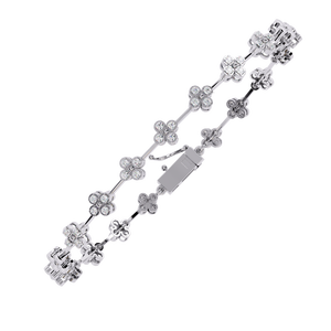Bracelet en or 18 carats avec un magnifique diamant cultivé en laboratoire, élégants bracelets et joncs en diamant - Product Image 4