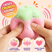 Jouets Squishy Pêche Croustillante Southpeak – Jouets Sensoriels Anti-Stress à Presser – Vente en Gros, Fabrication OEM