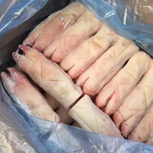 Viande de porc congelée/jambe de porc/pieds de porc à vendre, couleur de jambon de porc naturel, frais et propre