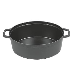 Cocotte en fonte STAUB Classic 6,7 L 33 cm ovale noire - Product Image 2