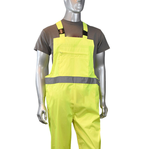 ชุดคลุมทำงานผ้าฝ้ายสองสีแบบยูนิเซ็กซ์ สะท้อนแสง สำหรับงานเชื่อม ซ่อมรถยนต์ ป้องกันฝุ่น ทนทาน มองเห็นได้ชัดเจน สำหรับงานก่อสร้าง - Product Image 1