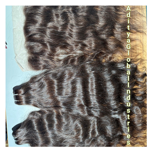 Extensiones de Cabello Humano Remy 100% Natural, Ondulado, Doble Trama, Estilo Ondulado Indio, Paquete de Longitud Completa, Suministro de Fábrica - Product Image 2