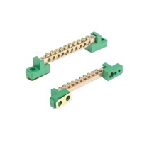 Vente en gros de bornier de distribution d'énergie de liens neutres en laiton PCB Rail Din pour la vente à l'exportation