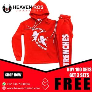 Conjunto Deportivo Personalizado de Invierno con Sudadera con Capucha y Pantalones Jogger, Estampado de Logotipo, OEM, Moda Urbana - Product Image 6