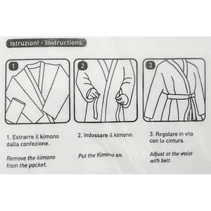 10 Pcs Disposable <b>Kimono</b> with White <b>Belt</b> TNT Fabric Disposable Underwear - Product Image 2