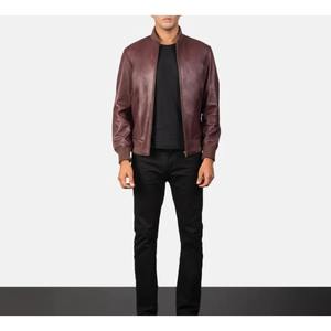 Customized Breathable Windproof Leather <b>Jacket</b> for Men <b>Winter</b> Use Front Logo <b>Cheap</b> Price Wholesale OEM - Product Image 5