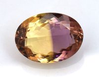 Yüksek dereceli 100% doğal Ametrine mükemmel Oval kesim gevşek hakiki kalibre taşlar IGI sertifikalı OEM toptan fiyatlar toplu