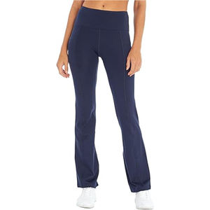 Pantalones de Yoga personalizados de alta calidad para mujer con bolsillos 80% nailon 20% Spandex mallas deportivas entrenamiento estiramiento transpirable estilo OEM - Product Image 2