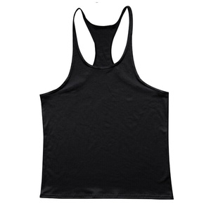 เสื้อกล้ามออกกำลังกายของผู้ชายผ้าคอตตอนแบบลำลองระบายอากาศได้ดีแห้งเร็วดีไซน์สีเหลือง - Product Image 2