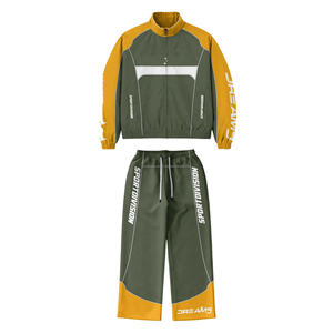 2025 Custom Sweatsuit Embroidery <b>Zip</b> <b>up</b> <b>Jacket</b> Jogger Set Nylon Sweat Pant Windbreaker Outdoor <b>Jacket</b> Tracksuits for Men - Product Image 5