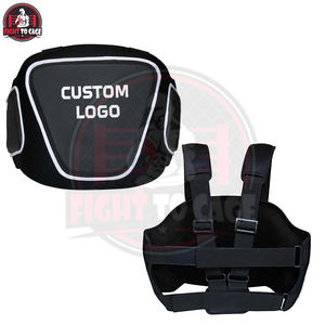 Nouvelle protection dorsale en cuir tendance, légère, antidérapante, à fort impact, robuste et durable, pour la boxe et le MMA, avec soutien lombaire et poignet - Product Image 4