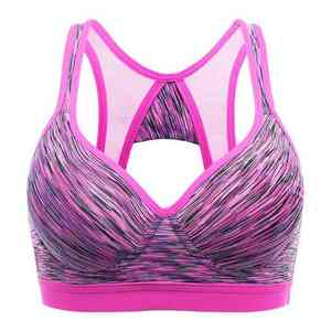 Soutien-gorge de sport en coton rose pour femmes, soutien-gorge de sport doux et respirant, soutien-gorge de sport en coton directement de l'usine, vêtements de sport confortables - Product Image 1