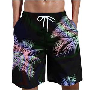 Shorts de bain pour hommes en polyester respirant à 100%, sublimation, imprimés, avec cordon de serrage, vêtements de plage, shorts de bain avec poches - Product Image 6
