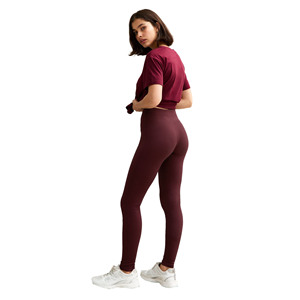 Custom Silk Screen Printed Women's High Waist Thick 4-Way Stretch Breathable Anti-Bacterial Gym Yoga <b>Leggings</b> SEAMED - Product Image 3
