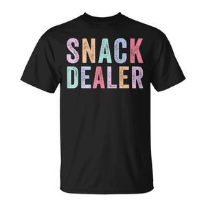 T-shirt promozionale colorata per il personale del campeggio estivo e per i lavoratori delle asili nido, ideale per la distribuzione di snack - Product Image 1