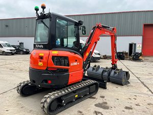 Mini excavadora Kubota de 2 toneladas Euro5/EPA, nueva mini excavadora Kubota U36-4 con pulgar hidráulico, precio económico, mini excavadora de cadenas. - Product Image 6