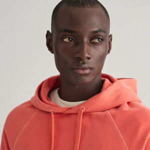 Sweat à capuche personnalisé en gros confortable pour hommes délavé au soleil-léger, à la mode et adapté à toutes les occasions - Product Image 3
