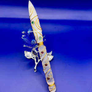 Baguette magique en spirale de sélénite enroulée de fil d'or bâton d'énergie Reiki Chakra guérison cristal métaphysique écologique vente en gros - Product Image 1