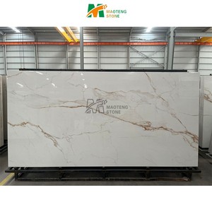 Azulejos de Piedra Sinterizada de Primera Calidad 2025, Aspecto Mármol, 12 mm, Varios Grosores, Artificial, para Sala de Estar, Piscina, Exterior - Product Image 3