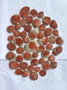 ปะการังเขาแดงธรรมชาติอัญมณีหลวมขัดเงาด้วยหินอัญมณีแวววาวทั้งสองด้านราคาไม่แพง - Product Image 3