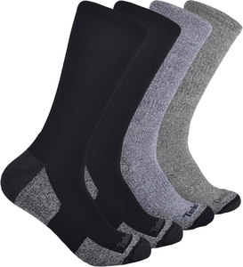 4-Pack Comfort Crew Socks Meilleure qualité Tissu chaud d'hiver unisexe avec logo haut de gamme en blanc rouge Nouveau design utilisable - Product Image 5