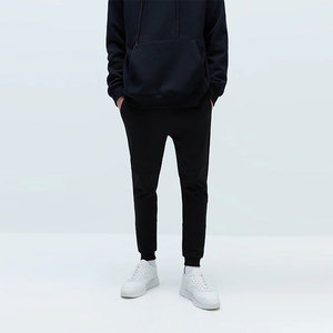 Chándal de chándal con cremallera y logotipo personalizado para hombre de invierno, ropa de calle de algodón 100% para entrenamiento de correr - Product Image 1