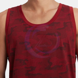 Mahroon Color Good Supplier With Wholesale Rate Comfortable Unique Design Breathable New Arrival <b>Men</b> Wear <b>Tank</b> <b>Top</b> - Product Image 2