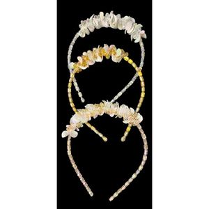 Montana HRB1-5 Boucles d'oreilles créoles tendances Bandeau et oreillette en plastique cristal Ensemble - Product Image 5