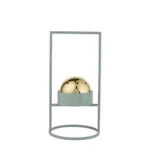 Gold Plated Etching Design Top Wooden Body Bakhoor <b>Burner</b> for Home Indoor Fragrance Mabkhar <b>Incense</b> <b>Burner</b> <b>Holder</b> - Product Image 3