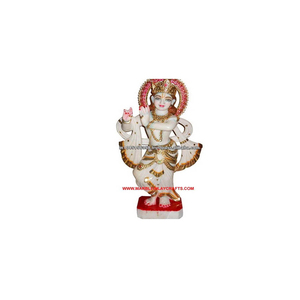 Makrana-escultura de piedra blanca pura para decoración del hogar y uso de adoración, Lord, Shri, Krishna - Product Image 1