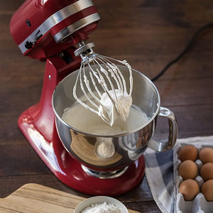 Accesorio de Repuesto para <span class=keywords><strong>Batidora</strong></span> de Pedestal, Batidor de Varillas de Acero Inoxidable Apto para Lavavajillas, Accesorio de Batidor de 6 Varillas para <span class=keywords><strong>KitchenAid</strong></span> K45WW - Product Image 5