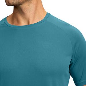 Durabilité Construit sonnerie Microfibre Nouveau Style Tissu De Refroidissement Col Rond Chemise Tricoté Gym Porter T-Shirt À Séchage Rapide Plaine Hommes Gym - Product Image 4