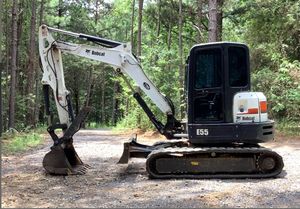 Excavadora sobre orugas E55 grande con excavadora de construcción de alta calidad y precio competitivo lista para enviar - Product Image 4