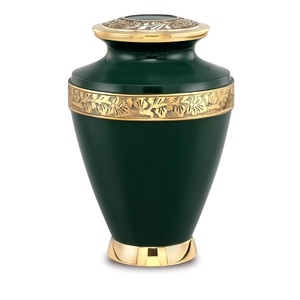 Urnes de crémation adultes gravées en étain au design époustouflant les plus vendues pour les restes de cendres humaines couleur de taille personnalisée - Product Image 4