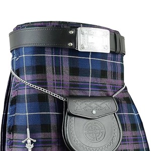 Orgullo de Escocia Unisex Acero inoxidable Hierro Tartán Kilt Alta calidad Scottish Highland Wear Uniforme informal de estilo único - Product Image 4