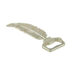 Silver Feather Metal Bottle <b>Opener</b> Perfect For Bars Restaurants Homes Kitchens And Outdoor Events Bottle Cap Opening Use <b>Opener</b> - Product Image 1