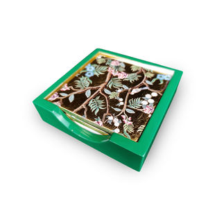 VietnamFactory hecho a mano ecológico lacado servilletero anillo posavasos Material Natural tradicional artesanía VietnamCrafts - Product Image 4