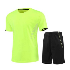 Conjunto Deportivo de Playa, 100% Algodón, Alta Calidad, Talla Grande, Térmico, para Hombre, Manga Corta, Verano, Dos Piezas - Product Image 5