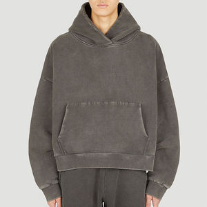 เสื้อถักมีฮู้ดสำหรับผู้ชายและผู้หญิงเสื้อถักกันน้ำพิมพ์ลายกำหนดโลโก้ได้เองและดีไซน์เรียบๆ - Product Image 2